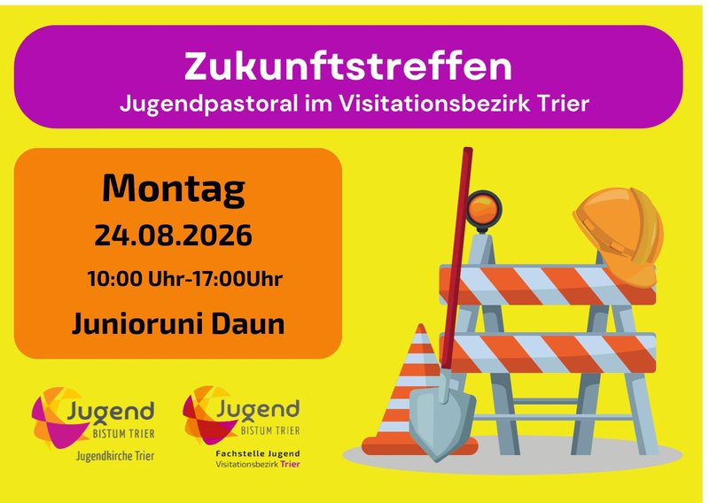 Titelbild zur Veranstaltung Zukunfts- und Netzwerktreffen der Jugendarbeiter*innen im Visitationsbezirk Trier