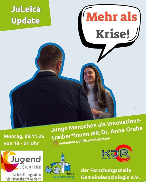 Titelbild zur Veranstaltung Mehr als Krise? Junge Menschen als Innovatioinstreiber*innen