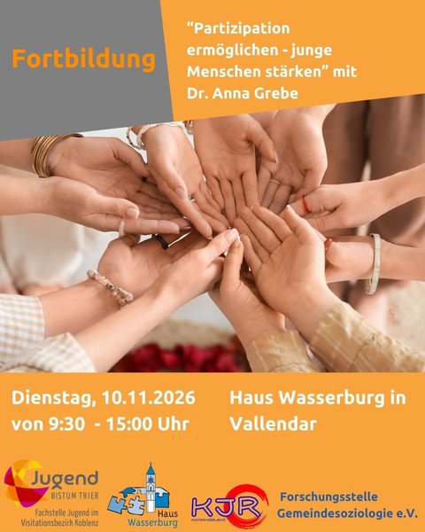 Titelbild zur Veranstaltung Partizipation ermöglichen - junge Menschen stärken