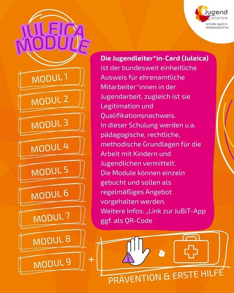 Titelbild zur Veranstaltung Juleica-Modulkurs Teil 4