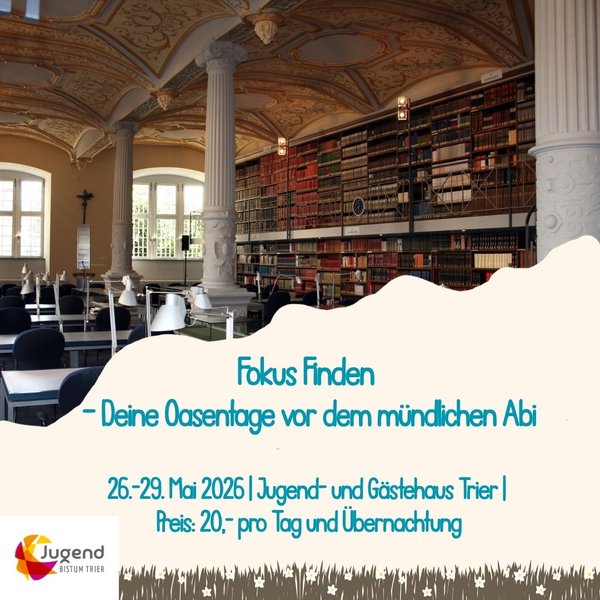 Titelbild zur Veranstaltung Fokus finden