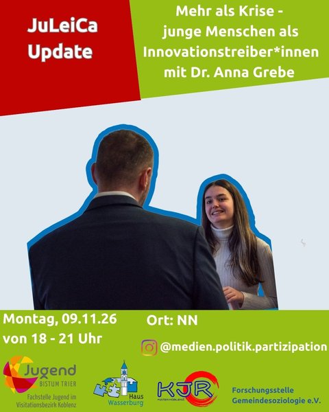 Titelbild zur Veranstaltung Mehr als Krise? Junge Menschen als Innovationsantreiber*innen