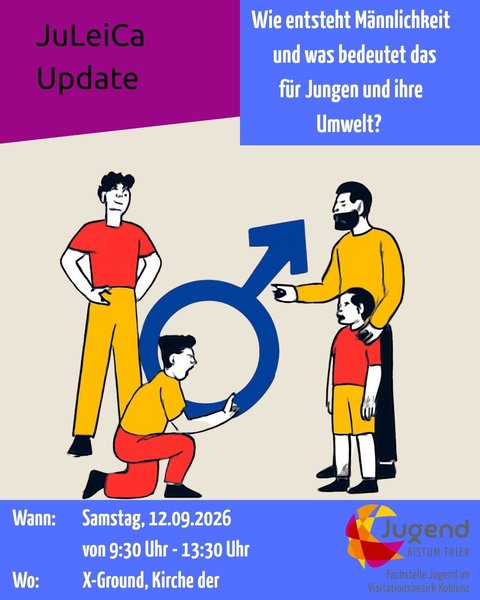 Titelbild zur Veranstaltung Wie entsteht Männlichkeit –und was bedeutet das für Jungen und ihr Umfeld?