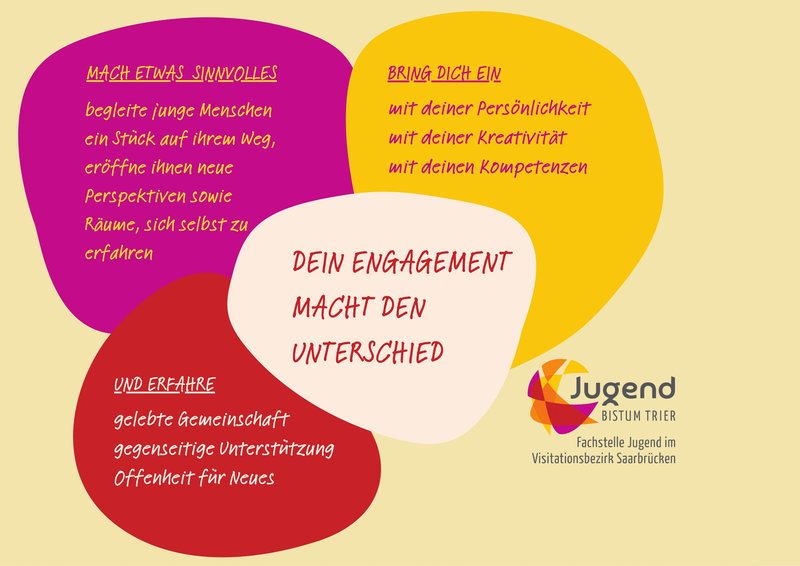 Titelbild zur Veranstaltung Werde Mitglied im Ehrenamtspool der Fachstelle Jugend