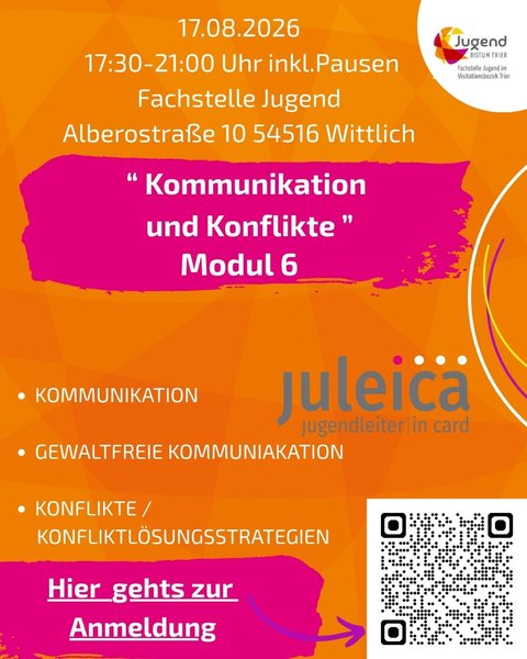 Titelbild zur Veranstaltung Juleica-Modulkurs Teil 6