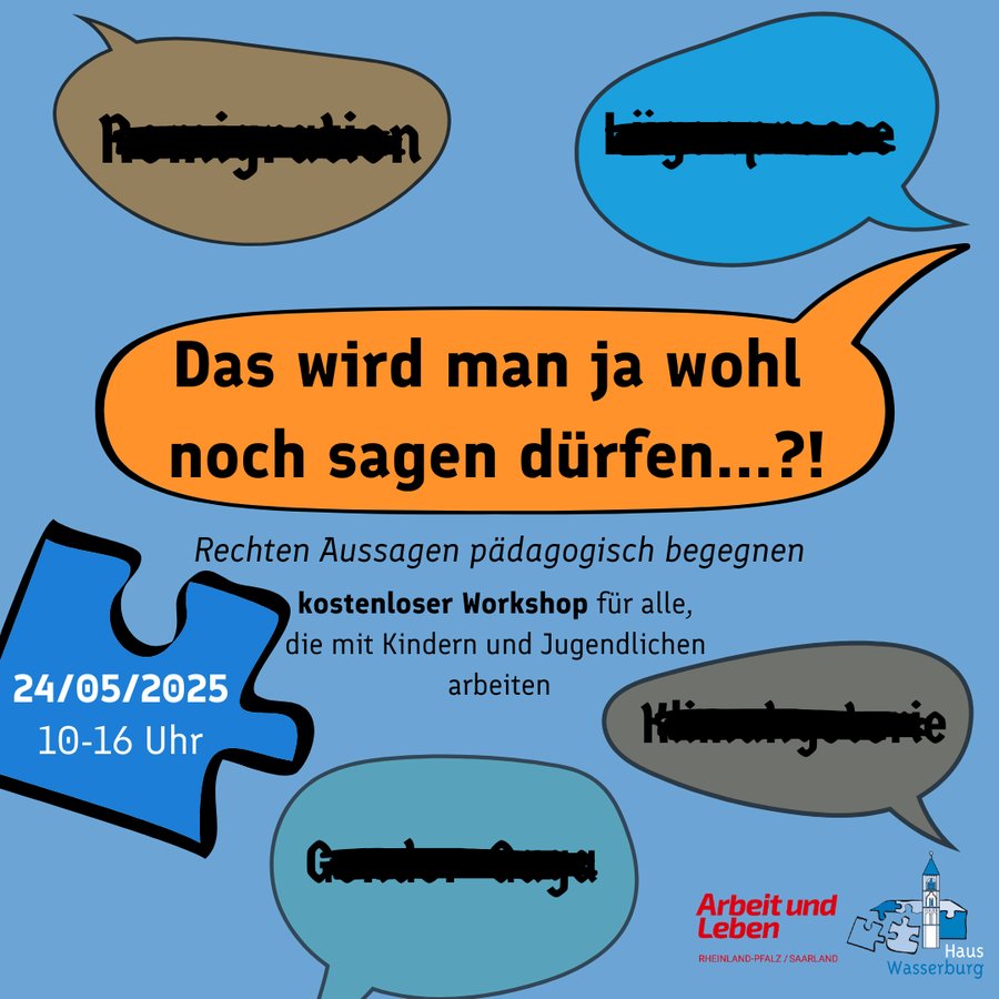 Titelbild zur Veranstaltung Rechten Aussagen pädagogisch begegnen