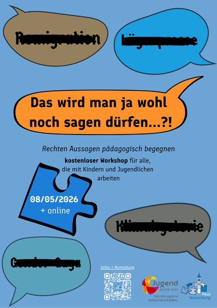 Titelbild zur Veranstaltung Argumentationstraining gegen rechte Parolen - 05/26