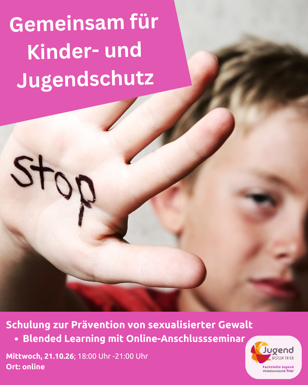 Bild zum Beitrag: Gemeinsam für Kinder- und Jugendschutz - Schulung zur Prävention von sexualisierter Gewalt