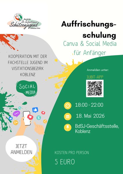 Titelbild zur Veranstaltung Canva & Social Media für Anfänger