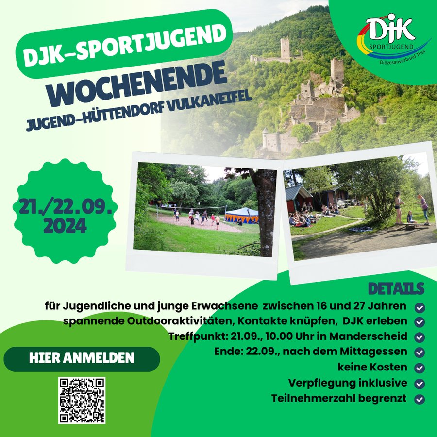 Titelbild zur Veranstaltung DJK-Sportjugend Wochenende