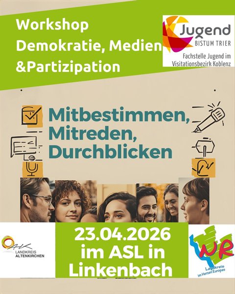 Titelbild zur Veranstaltung „Mitbestimmen, Mitreden, Durchblicken!