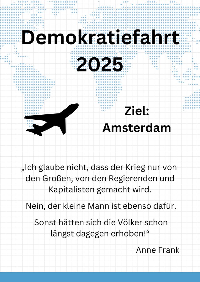 Titelbild zur Veranstaltung Demokratiefahrt nach Amsterdam