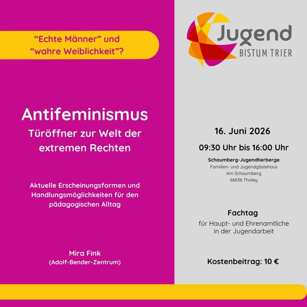 Titelbild zur Veranstaltung Antifeminismus