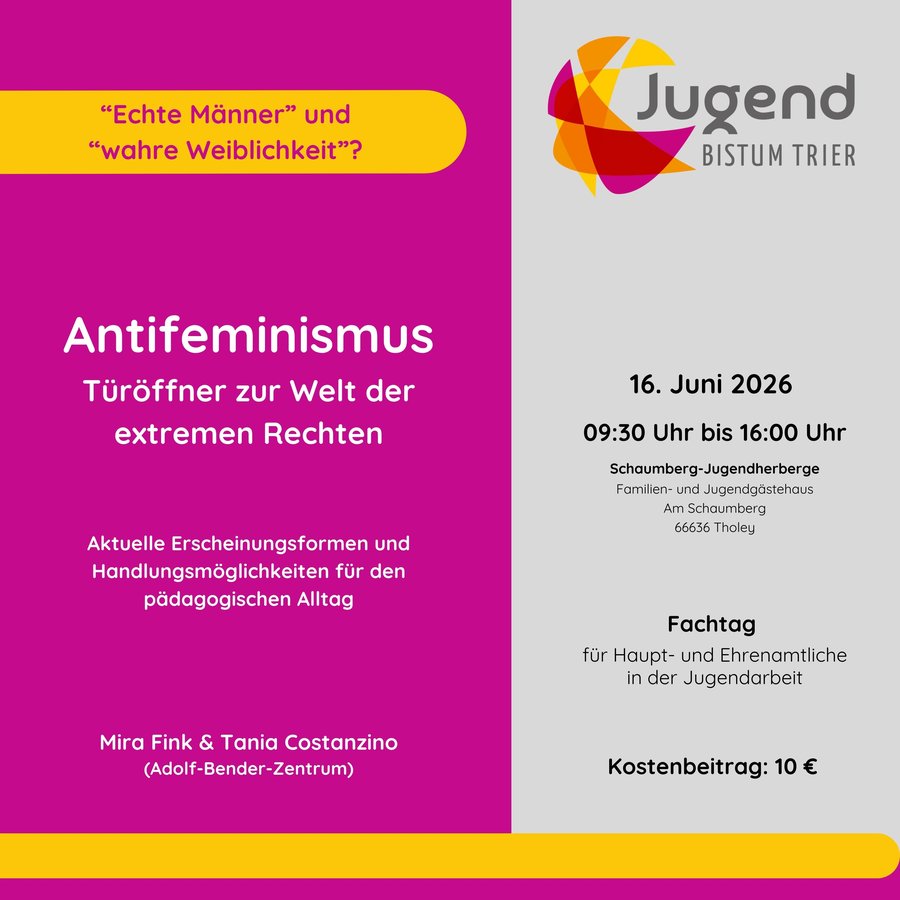 Titelbild zur Veranstaltung Antifeminismus