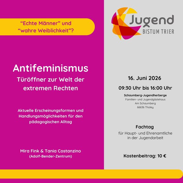 Titelbild zur Veranstaltung Antifeminismus