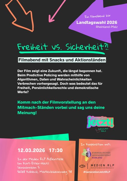 Titelbild zur Veranstaltung Freiheit vs. Sicherheit?