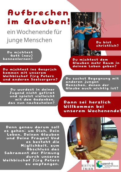 Titelbild zur Veranstaltung Aufbrechen im Glauben