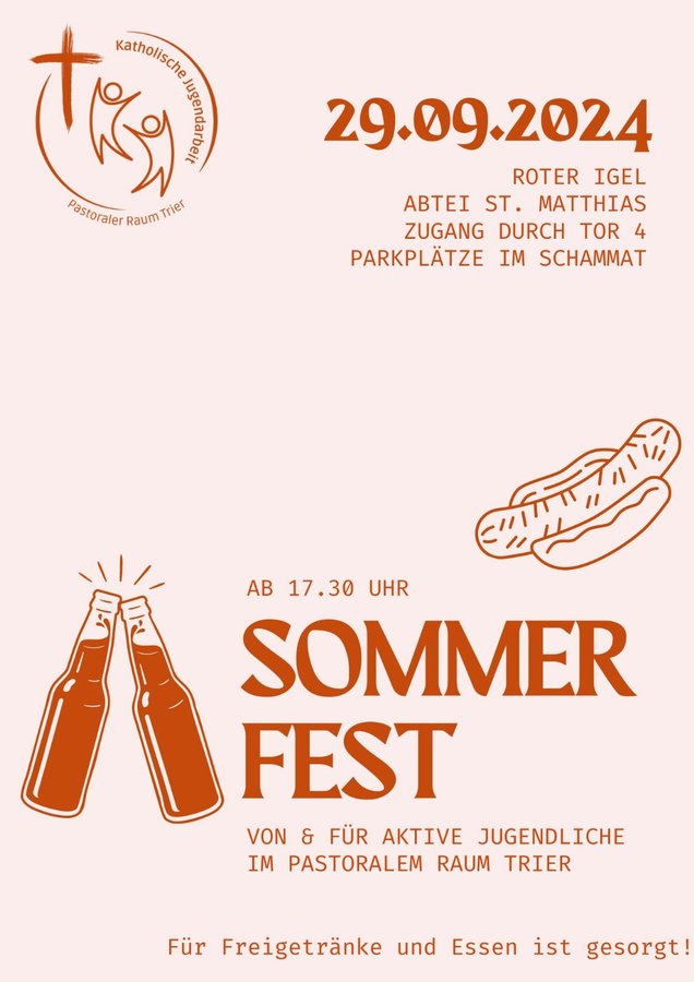 Titelbild zur Veranstaltung Sommerfest der katholischen Jugendarbeit