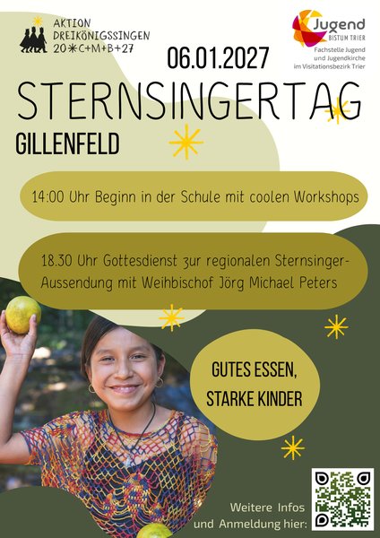Titelbild zur Veranstaltung Sternsinger*innentag 2027 Region Trier