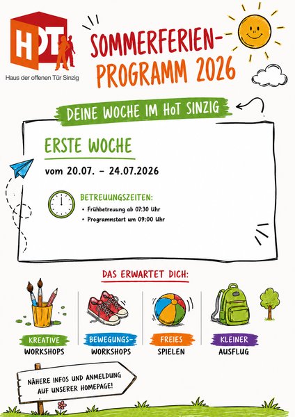 Titelbild zur Veranstaltung Sommerferienprogramm 1 Woche