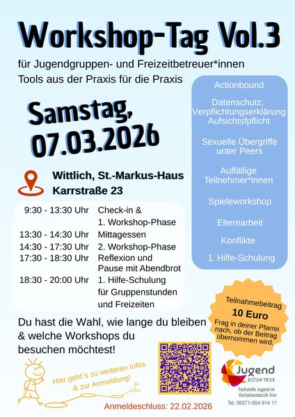 Titelbild zur Veranstaltung Workshop-Tag Vol. 3