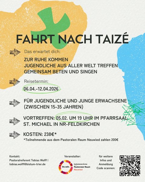 Titelbild zur Veranstaltung Fahrt nach Taizé