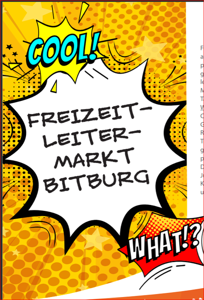 Titelbild zur Veranstaltung Freizeitleiter*innenmarkt Bitburg