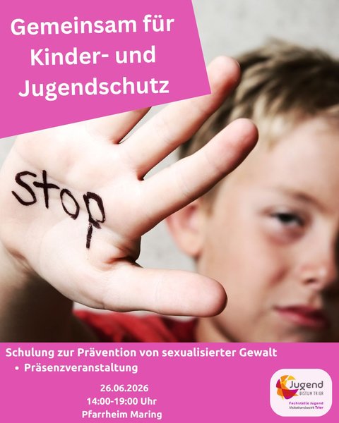 Titelbild zur Veranstaltung Schulung zur Prävention von sexualisierter Gewalt