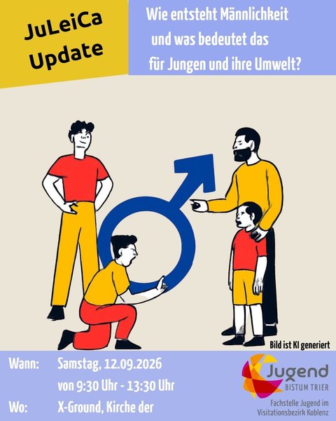 Titelbild zur Veranstaltung Wie entsteht Männlichkeit –und was bedeutet das für Jungen und ihr Umfeld?