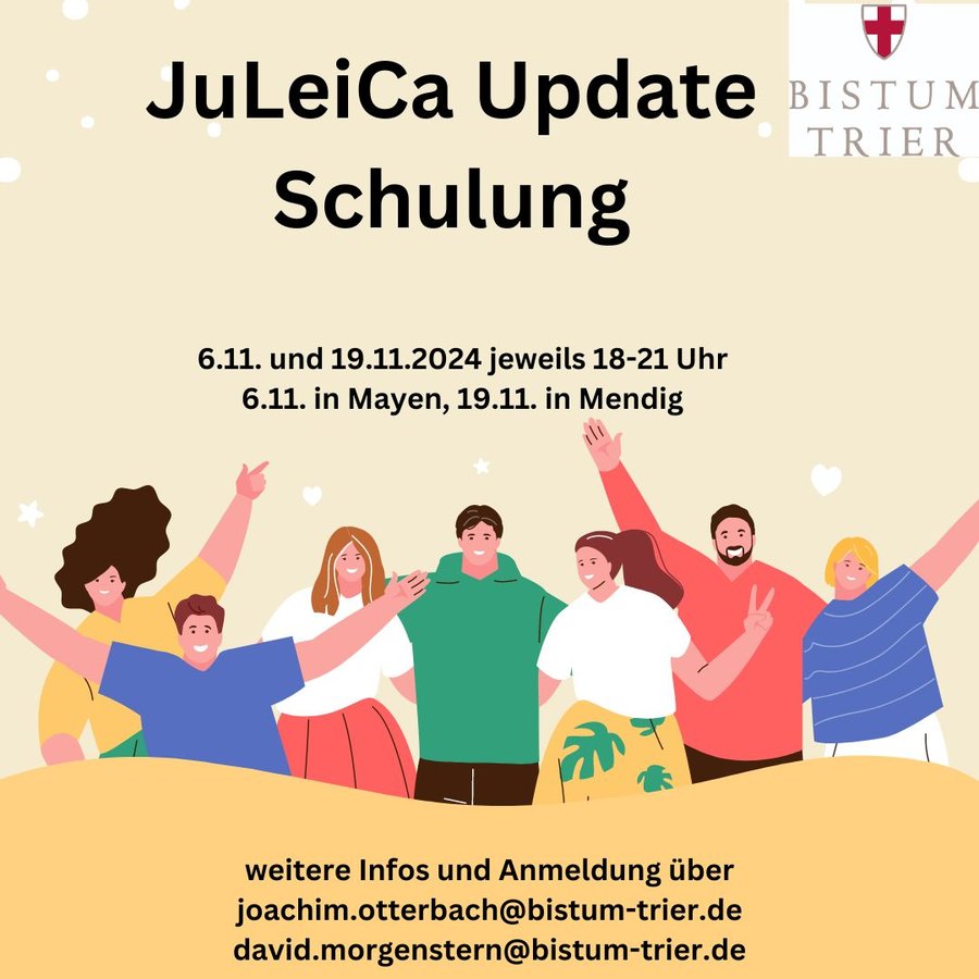 Titelbild zur Veranstaltung Juleica Update