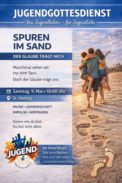 Titelbild zur Veranstaltung Jugendgottesdienst von Jugendlichen für Jugendliche
