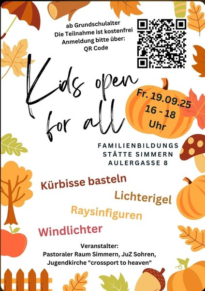 Titelbild zur Veranstaltung Kids open for All