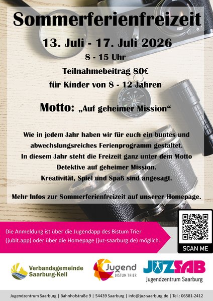 Titelbild zur Veranstaltung Sommerferienfreizeit