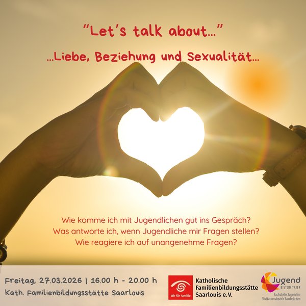 Titelbild zur Veranstaltung Let´s talk about....