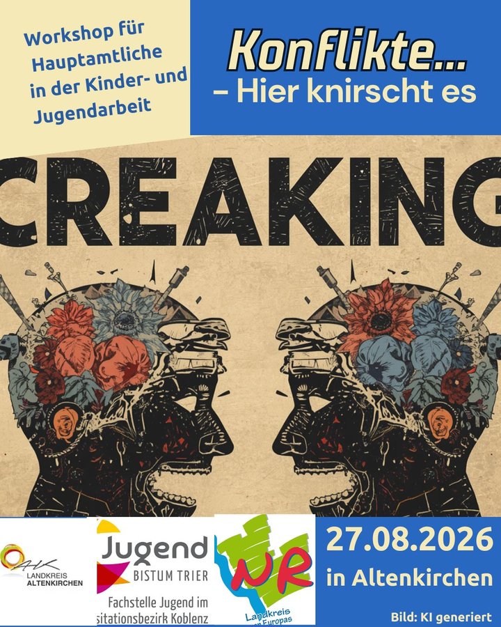 Titelbild zur Veranstaltung Workshop Konflikte - "Hier knirscht es - was können wir tun?