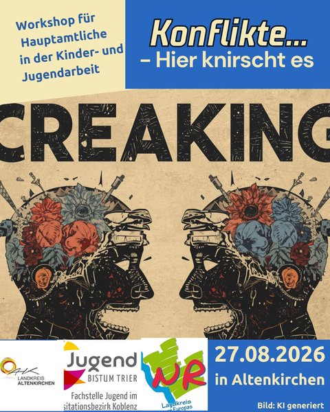 Titelbild zur Veranstaltung Workshop Konflikte - "Hier knirscht es - was können wir tun?