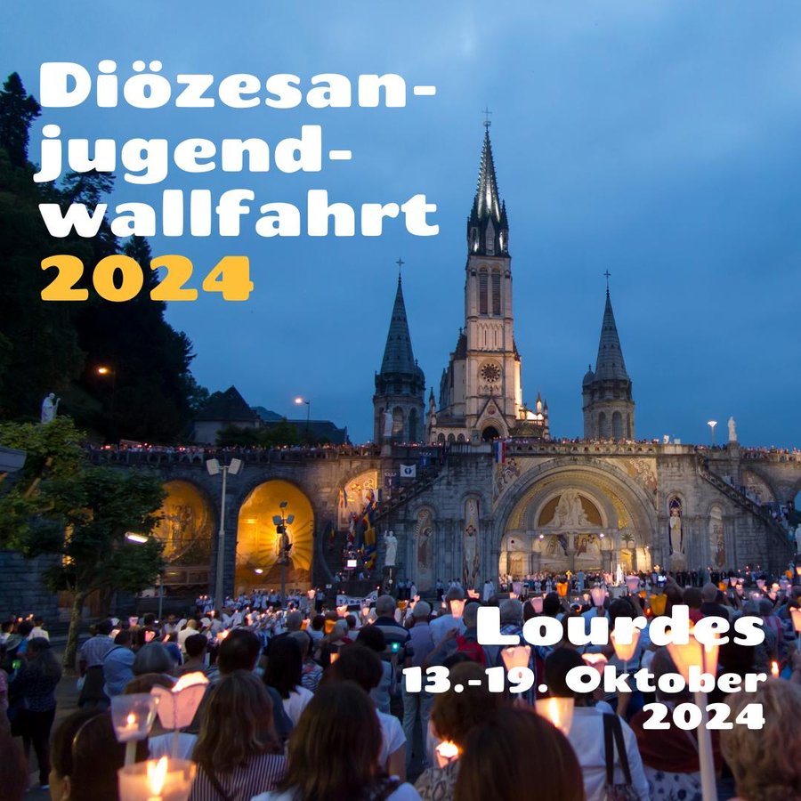 Titelbild zur Veranstaltung Diözesanjugendwallfahrt nach Lourdes