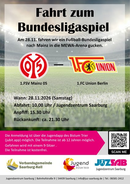 Titelbild zur Veranstaltung Fahrt zum Bundesligaspiel