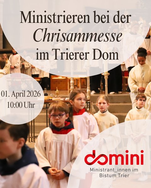 Titelbild zur Veranstaltung Ministrieren bei der Chrisammesse