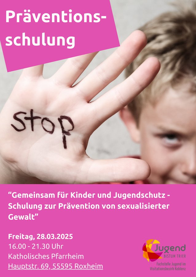 Titelbild zur Veranstaltung Gemeinsam für Kinder- und Jugendschutz - Schulung zur Prävention von sexualisierter Gewalt