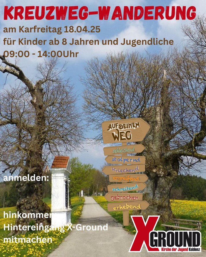 Titelbild zur Veranstaltung Kreuzweg-Wanderung