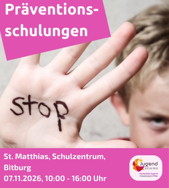 Titelbild zur Veranstaltung Gemeinsam für Kinder- und Jugendschutz  - Schulung zur Prävention von sexaulisierter Gewalt