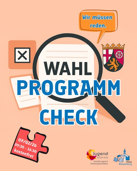 Titelbild zur Veranstaltung Wahlprogrammcheck