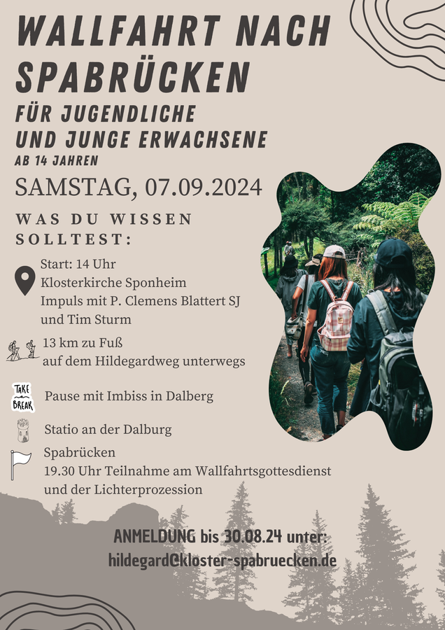 Titelbild zur Veranstaltung Berufungswallfahrt nach Spabrücken