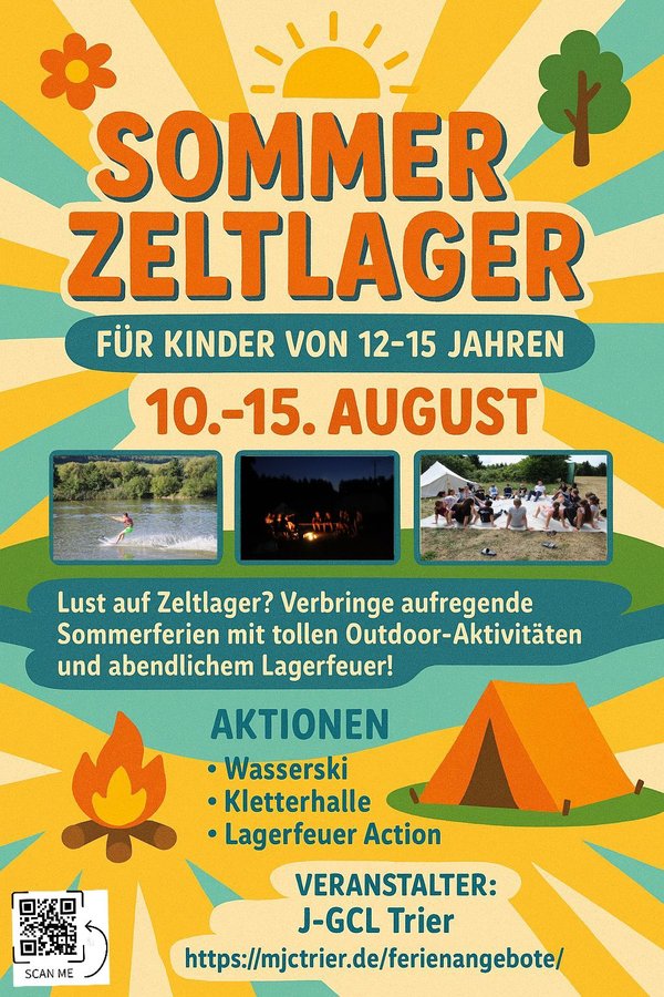 Titelbild zur Veranstaltung Sommerzeltlager
