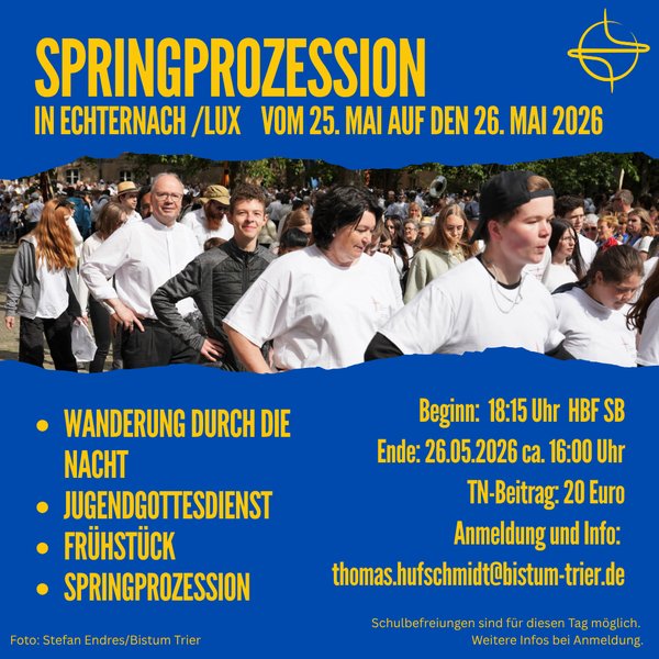Titelbild zur Veranstaltung Springprozession Echternach