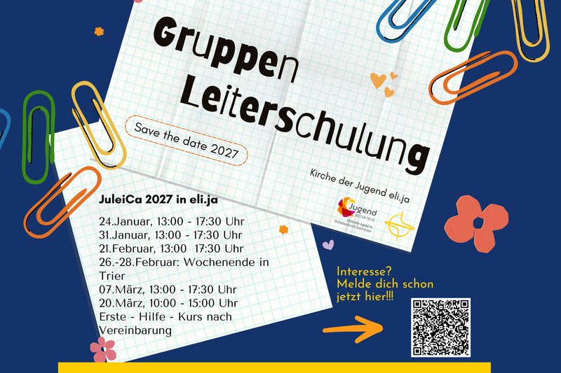 Titelbild zur Veranstaltung Juleica-Schulung 2027