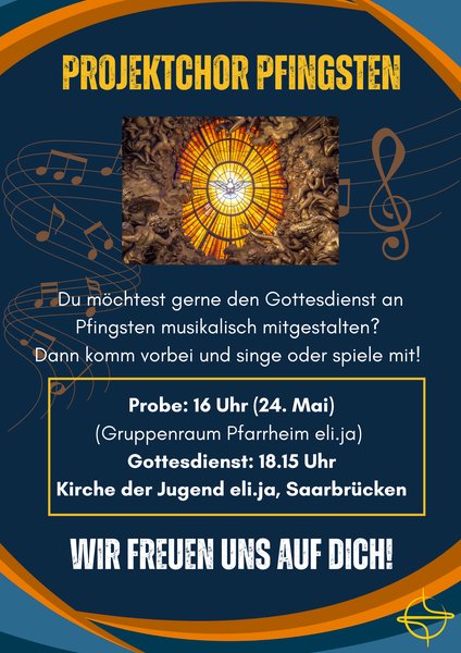 Titelbild zur Veranstaltung Projektchor Pfingsten