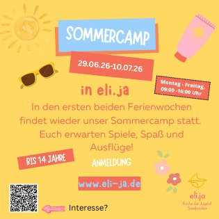 Titelbild zur Veranstaltung Sommercamp