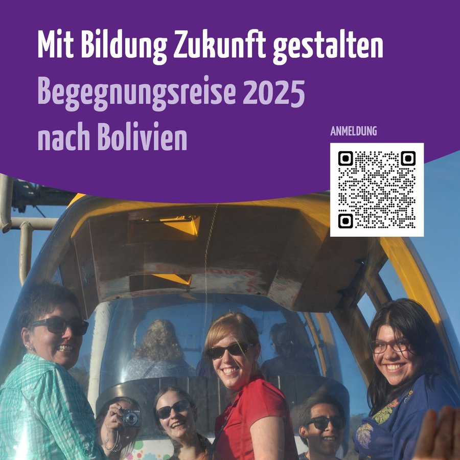 Titelbild zur Veranstaltung Mit Bildung Zukunft gestalten - Bolivien-Begegnungsreise 2025